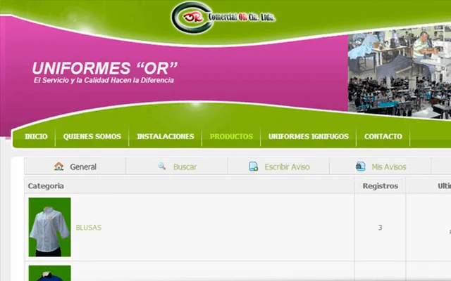 Uniformes OR